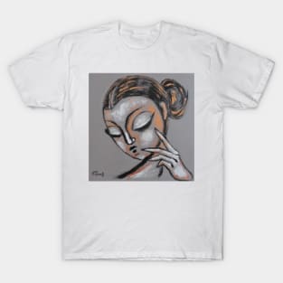 Reflecting Muse - Portrait T-Shirt